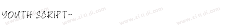 Youth Script字体转换